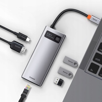 Разветвитель портов BASEUS 3.0 USB HUB 3x USB Slim