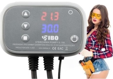 REGULATOR IBO S-150 STEROWNIK DO POMPY C.O. PIECA