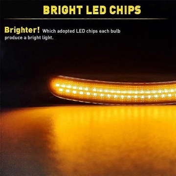 SVĚTLA LED BOČNÍ ZNAKY Z TÓNOVANÁ ČOČKA DO CHARGER 2015-2021