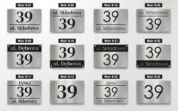 АЛЮМИНИЕВАЯ АДРЕСНАЯ табличка Номер дома ПРОСТАВКИ