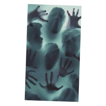 Bloody Handprint Window Stickers Halloween Window Clings for Horror Movie