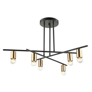 Lampa wisząca Normani MDM3658/6 BK+BRO Italux