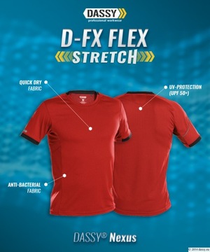 Футболка Dassy Nexus Красная XS