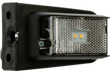 Белый светодиодный габаритный фонарь DPT15 с держателем и кабелем