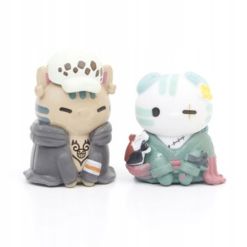 Японское аниме 8 шт./компл. One Piece Cat Cos Tony