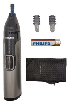Триммер Philips NT3650/16 для носа, бровей, ушей + чехол