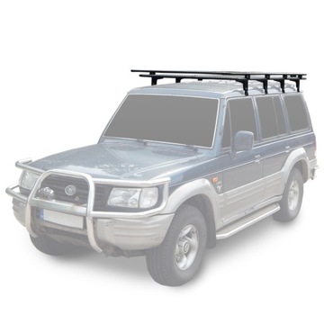 Hyundai Galloper длинный багажник, 5 дверей, без сетки, площадка для палатки