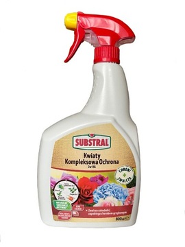 SUBSTRAL Kompleksowa Ochrona Kwiaty 2W1 NATURALNY 800 ml
