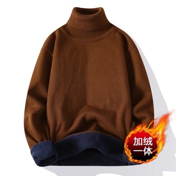 Men 2023 New Sweater Autumn Winter Knitted Turtlen