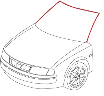 НОВЫЙ УПЛОТНИТЕЛЬ ВЕТРОВОГО СТЕКЛА LANCIA Y / Lancia Ypsilon I 1996-2003 гг.
