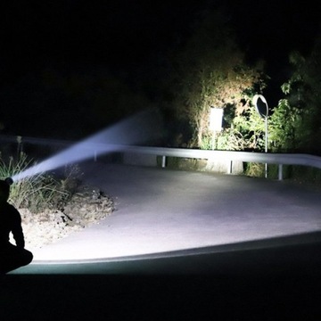 МОЩНЫЙ СВЕТОДИОДНЫЙ ФАРА COB С ОТРАЖАТЕЛЕМ ТУРИСТИЧЕСКАЯ ФАРА 5LED
