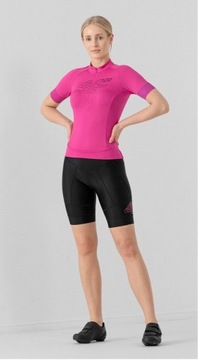Damska KOSZULKA rowerowa 4F strój kolarski pink XS