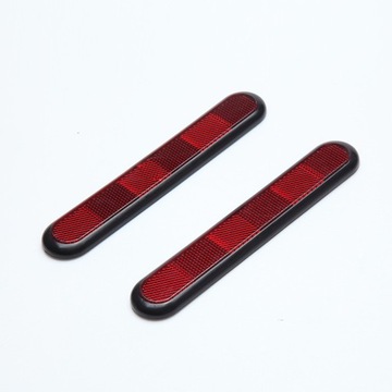 СВЕТООТРАЖАЮЩИЕ НАКЛЕЙКИ НА БАМПЕР АВТОМОБИЛЯ 4 ШТ.