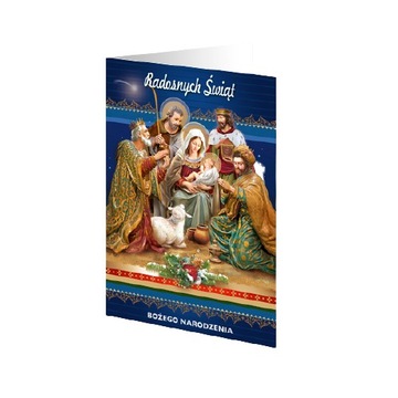 KARNET LAURKA KARTKA ŚWIĘTA BN KOPERTA OPŁATEK I