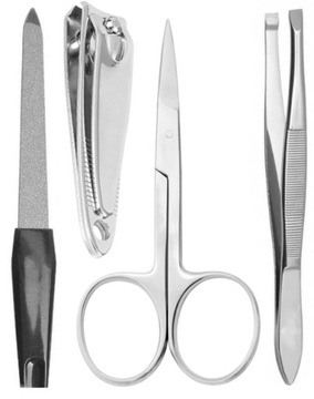 ZESTAW MANICURE PEDICURE PIELEGNJA PILNIK NOŻYCZKI