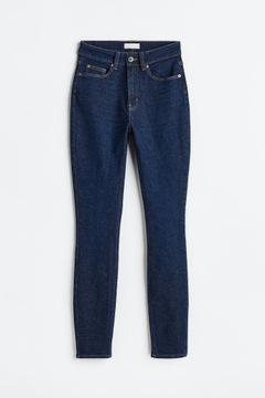 Modelujące Spodnie Skinny High Waist Jeans H&M r.46