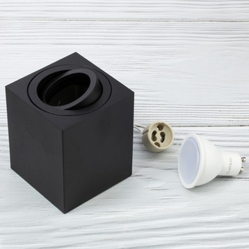 3x Накладной светильник HALOGEN SPOT TUBE +LED GU10