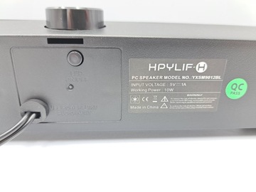 КОМПЬЮТЕРНЫЙ ДИНАМИК USB AUX SOUNDBAR RGB HPYLIF -H