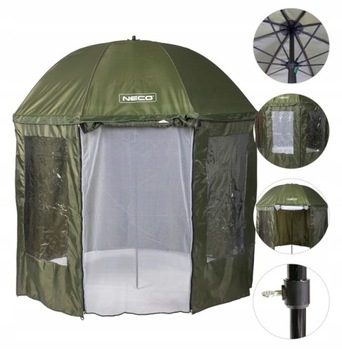 PARASOL NAMIOT WĘDKARSKI MOSKITIERA 250CM NECO||-