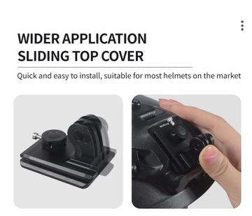 Основание для крепления на шлем NVG для GoPro 11 10 для камеры DJI OSMO Action 4 3 Motorcyc