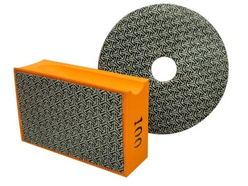 НАБОР КУБ АЛМАЗНЫХ ГРЕСС ПЛИТКА №100 ДИСК №100