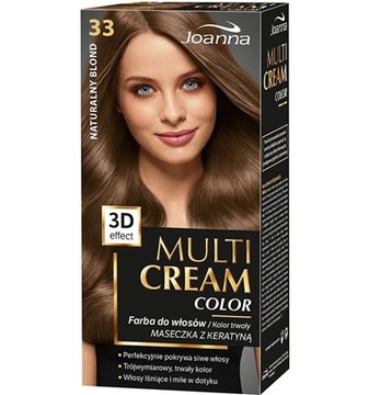 Joanna Multi Cream Efekt 3D Naturalny Blond 33