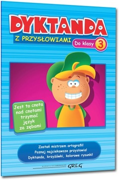 Zestaw DYKTANDA x3 kl 1-3 3. Z PRZYSŁOWIAMI Marta