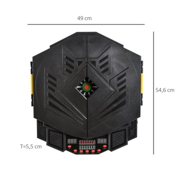 DART ELECTRONIC SHIELD 12 DARTS HOMCOM