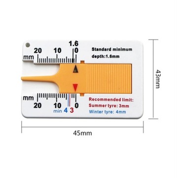 Указатель глубины протектора шин, указатель глубины протектора шин