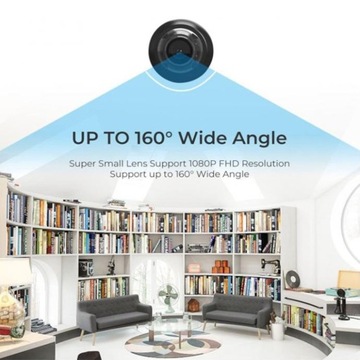 Мини-камера Wi-Fi 1080P HD с ночным видением, обнаружение движения, удаленный просмотр ZL