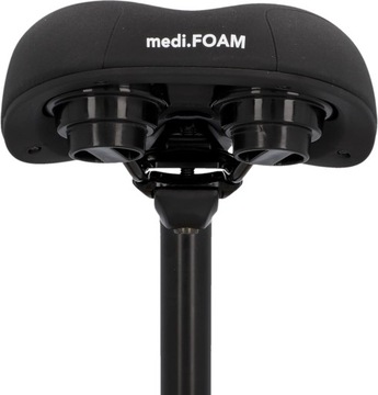 Siodełko Rowerowe Fischer TREKKING Med-MEMORY FOAM