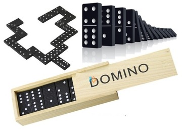 Domino Drewniane 28 Klocków - Idealne Dla Całej Rodziny