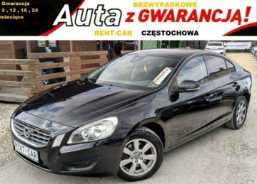 Volvo S60 II Sedan 1.6 T3 150KM 2012 Volvo S60 1.6T3 150PS OPŁACONY Bezwypadkowy