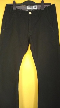 Męskie spodnie bawełniane Cropp, rozm. W32, czarne