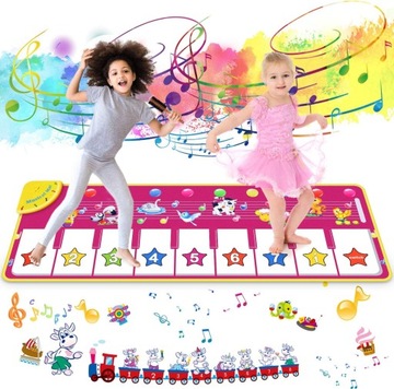 КОВРИК ДЛЯ ПИАНО, КОВРИК FUN DANCE, ПОДАРОК ​​ДЛЯ ДЕВОЧЕК И ДЕТЕЙ