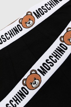 MOSCHINO Zestaw czarnych męskich bokserek 2PACK M