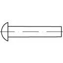 Заклепка с шаровой головкой TOOLCRAFT 112138 3мм x 10мм