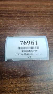 CITROEN BERLINGO I MOTOREK OKNO PRAVÝ PŘEDNÍ