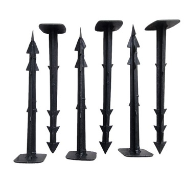 100 шт. ШТЫРЬКОВЫЕ РУЧКИ ЯКОРЬ ДЛЯ АГРО НЕТКАНЫХ ТКАНЕЙ 15 см