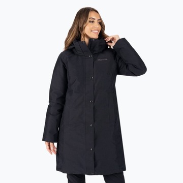 Płaszcz przeciwdeszczowy damska Marmot Chelsea Coat czarny M13169 L