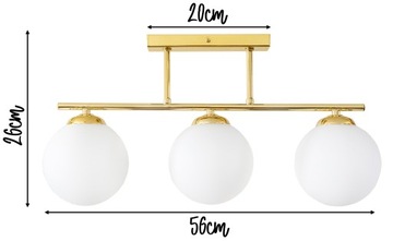 СОВРЕМЕННАЯ ЛЮСТРА ЗОЛОТОЙ ШАР ПОДВЕСНОЙ СВЕТИЛЬНИК LOFT LED