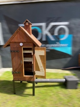 Деревянная садовая коптильня TOKO термокоптильня