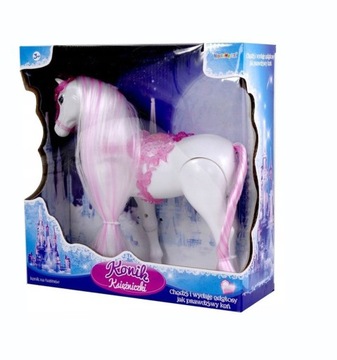 ЛОШАДЬ ЛЕДЯНОЙ ПРИНЦЕССЫ ХОДИТ И ИЗДАЕТ ЗВУКИ