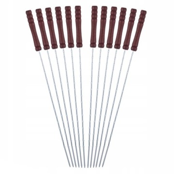 SZPIKULCE SZPILKI DO SZASZŁYKÓW 12SZT 38cm