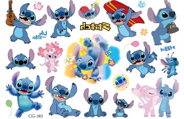 Tatuaże zmywalne dla dzieci LILO i STITCH CG383