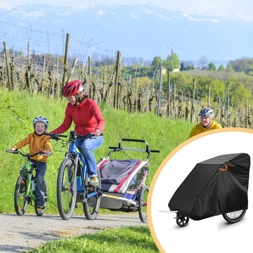 КРЫШКА ДЛЯ ПРИЦЕПА ВЕЛОСИПЕДА, Водонепроницаемый КРЫШКА ПРИЦЕПА ОКСФОРД