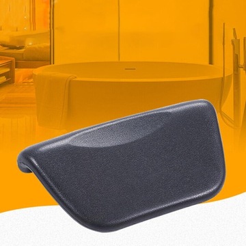 Подушка на подголовник для ванны с 2 сильными присосками ванна черная