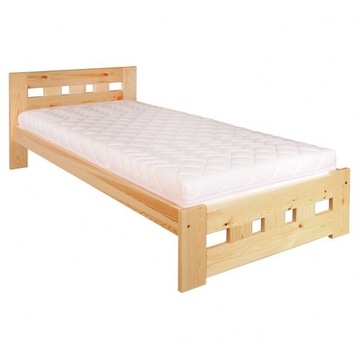 Łóżko drewniane sosna LK145 100x200 DREWMAX