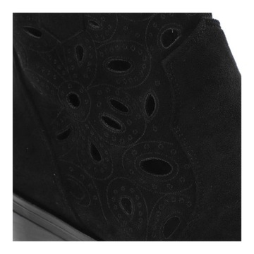 Черные женские модные ковбойские сапоги S.Barski