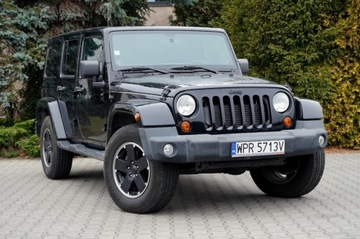 Jeep Wrangler III Unlimited Facelifting 2.8 DOHC I-4 Turbo CRD 200KM 2012 Jeep Wrangler Bezwypadek 1wlasciciel 4x4 automat hak tempomat FV23, zdjęcie 1